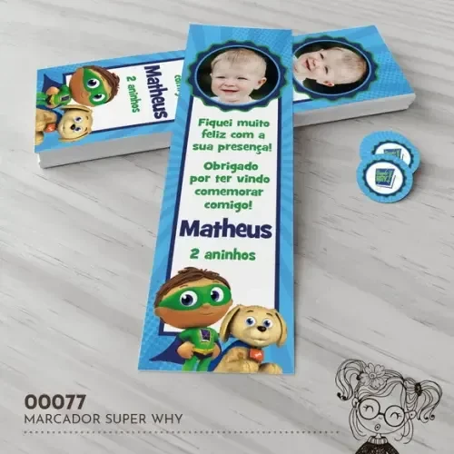 Marcador de Livro Super Why - 00077