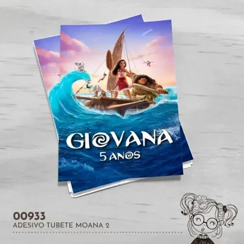 Adesivo Tubete Moana 2 - 00933
