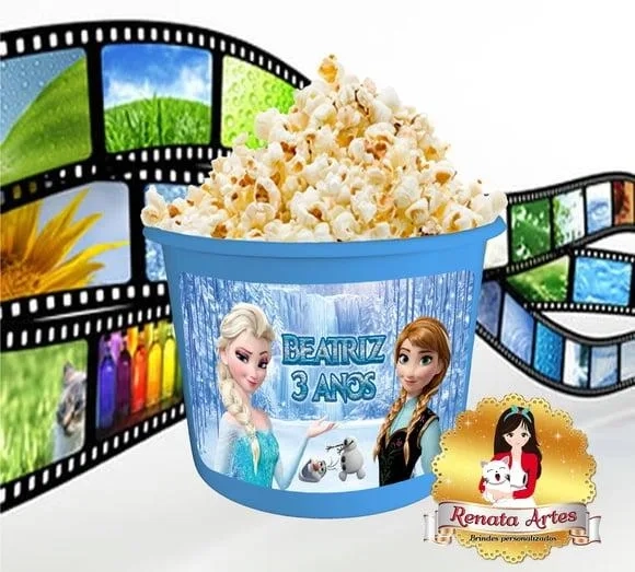 Balde de pipoca FROZEN