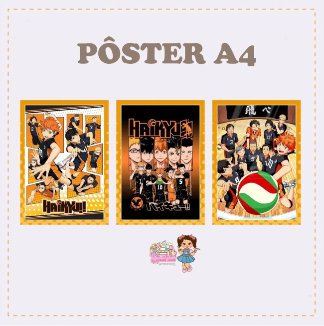 Kit Festa Só Um Bolinho HAIKYUU - Decoração de Festa