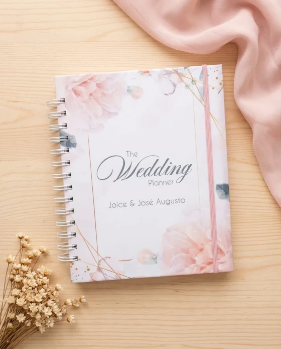 Planner da Noiva Personalizado + Divisórias - Escolha a Capa