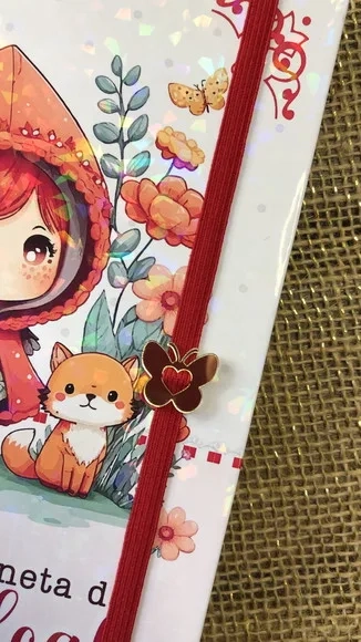 Caderneta de Saúde Personalizada - Chapeuzinho Vermelho
