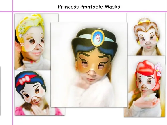 Arquivos em PDF Máscaras das Princesas Disney - Cod 67