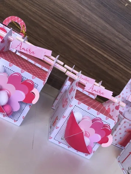 Kit 30 Lembrancinhas Coração