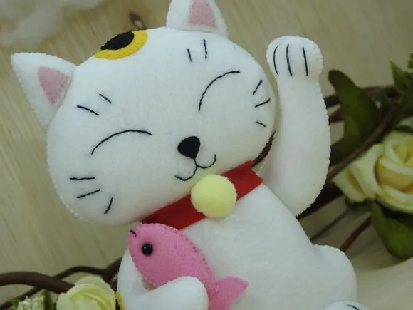 Maneki Neko Gato da Sorte * Chamar Chat