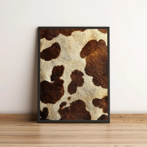 Quadro Decorativo Estampa Animal Print Pele de Vaca 2256