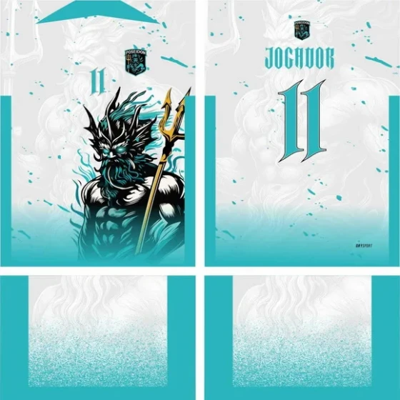 Arte Vetor Camisa Interclasse Poseidon Mod-833