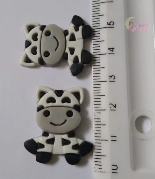 Aplique Zebra Emborracada - Pct C/7 Unid