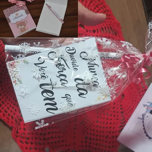 Bloquinho com Mini Lápis