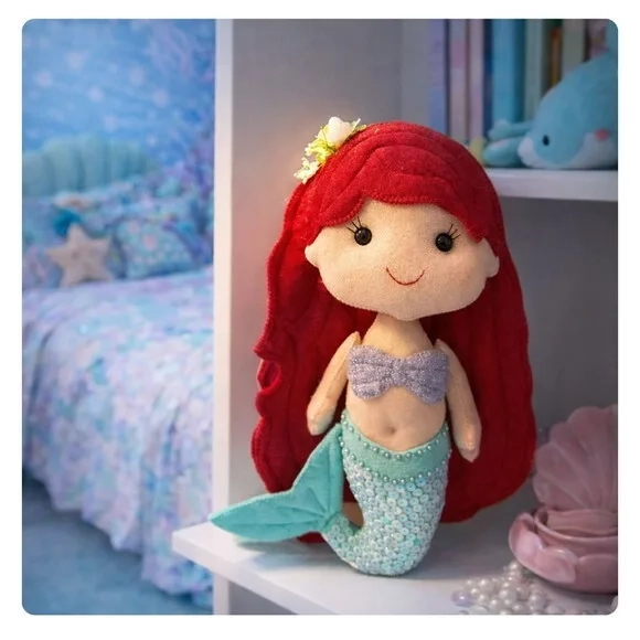 Boneca Sereia em Feltro | Decoração Fundo do Mar | Quarto