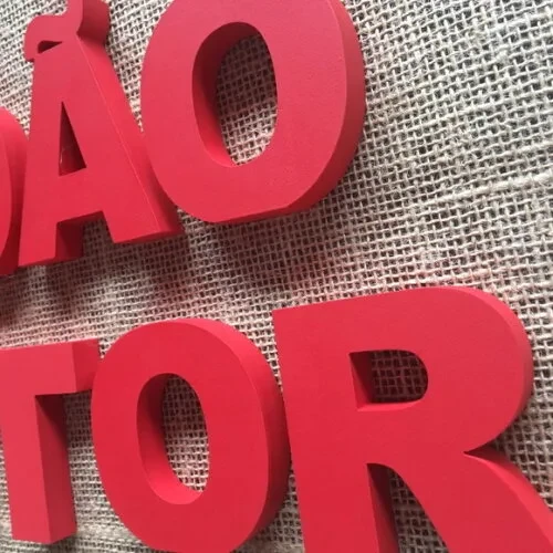 Nome De Parede em MDF