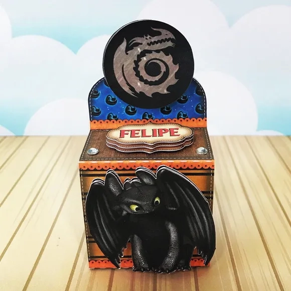 Kit 30 Lembrancinhas Como Treinar Seu Dragão