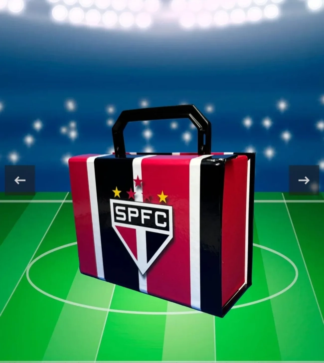 Caixinha de Lembrança do Seu Time de Coração