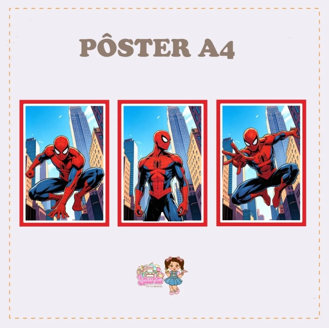Kit Festa Só Um Bolinho HOMEM ARANHA - Decoração de Festa
