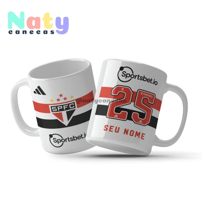 Caneca Personalizada Futebol São Paulo