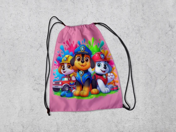 Mochilinha Personalizada para lembrancinhas Patrulha Canina