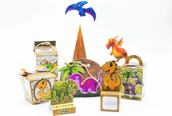 Kit 60 Lembrancinhas Dinossauro