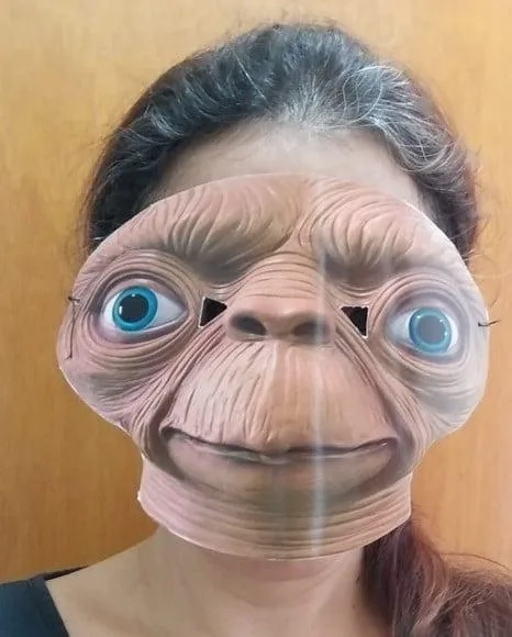 Máscara E. T. o Extraterrestre - Filme de 1982