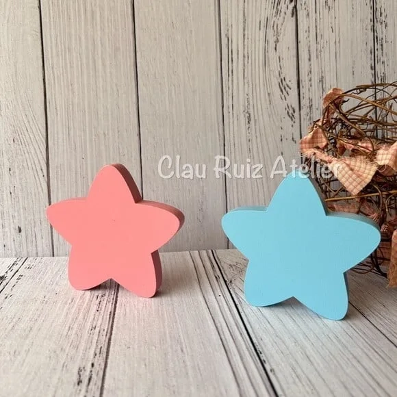 Estrelas Chá Revelação Decoração Bebê