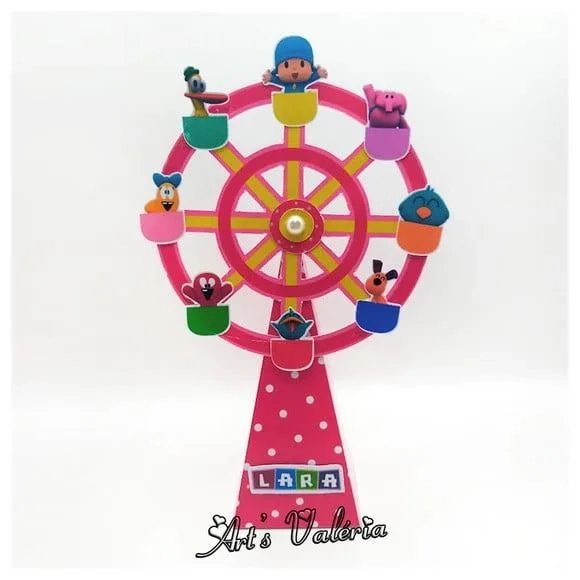 Roda Gigante Piramide Pocoyo - 26cm