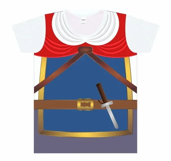 Camiseta Adulto Fantasia Príncipe Cavaleiro com Capa e Espada
