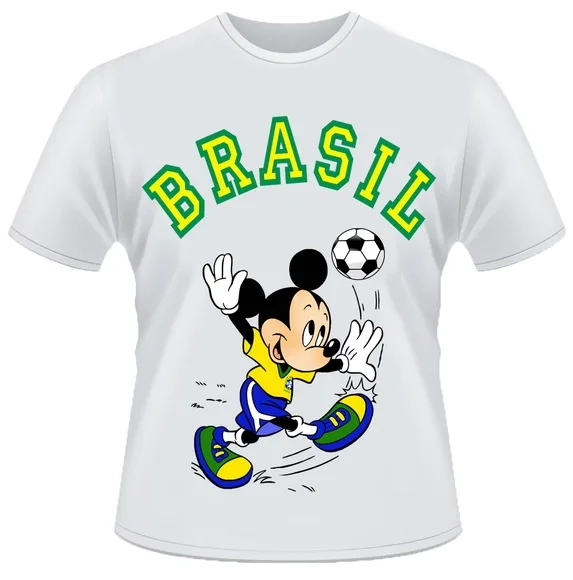 Camiseta Mickey Mouse Brasil