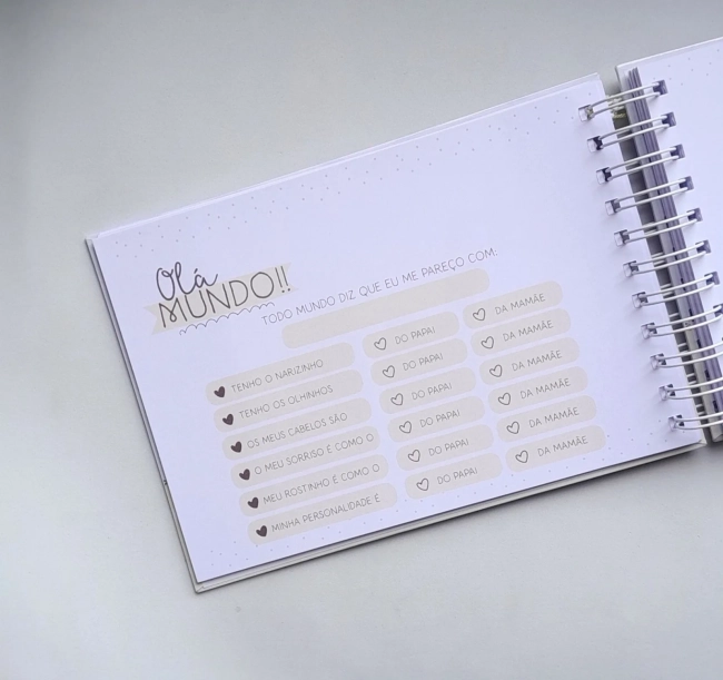 Livro do Bebê A5 Personalizado - Escolha a Capa