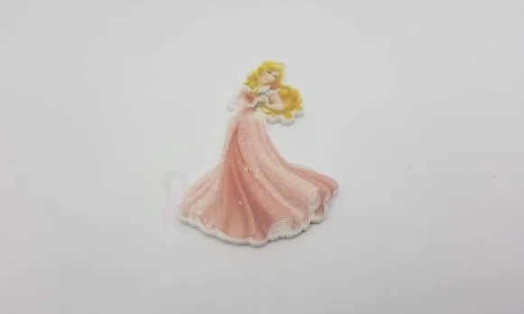 Aplique da Princesa Aurora em Acrílico Uv com 5cm