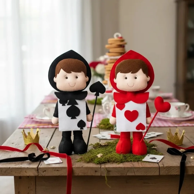 Decoração Festa Alice País Das Maravilhas Soldado Baralho 2 peças
