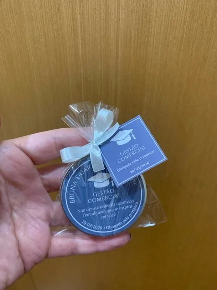 Lembrança Formatura Gestão Comercial Vela Aromática