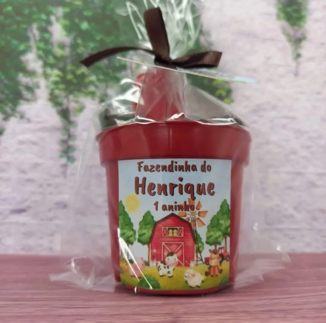 25 unidades Kit Jardinagem Fazendinha - Trabalhamos com qualquer tema - Informar tema no chat.