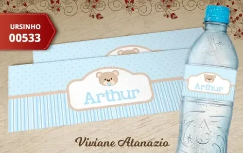Rótulo Água Ursinho - 00533