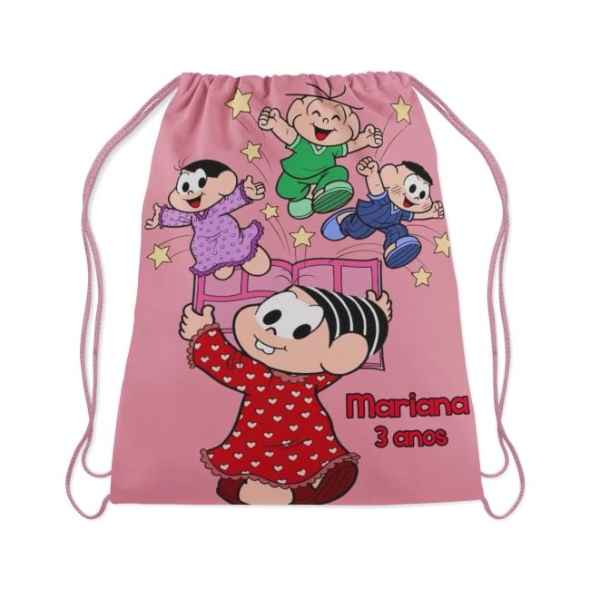 Mochilinha Personalizada da Turma da Monica