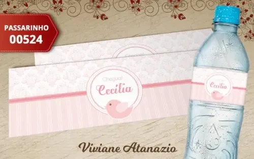 Rótulo Água Passarinho - 00524