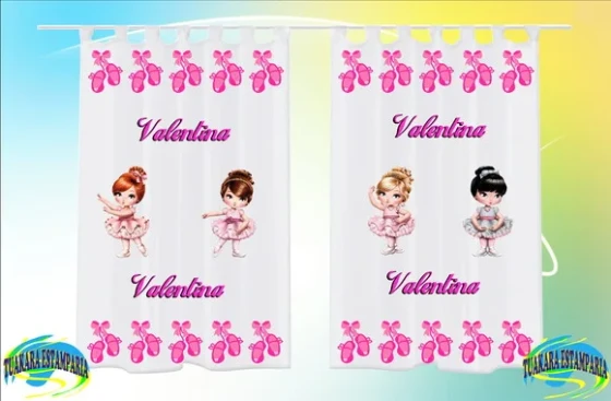 Cortina Personalizada Bailarinas