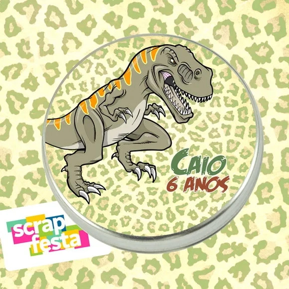 Latinhas Personalizada Festa Dinossauro
