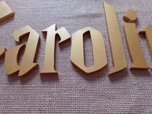 Harry Potter Letras Decorativas de Parede