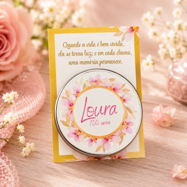 40 Unidades de Vela Aromática na latinha Personalizada, Casamento, Eventos, Aniversários, Festas, Lembrancinhas, Brindes - Trabalhamos com qualquer tema - Informar o tema no chat
