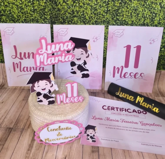 Kit mesversario concluído
