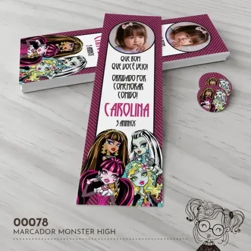 Marcador de Livro Monster High - 00078