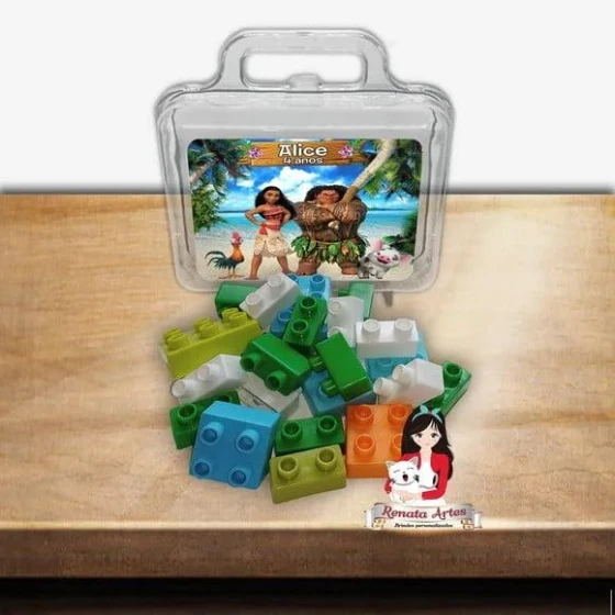 Moana - Maleta com Blocos de Montar