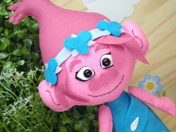 Trolls de Feltro - Poppy