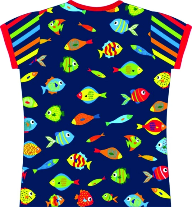 Baby Look Infantil Peixes
