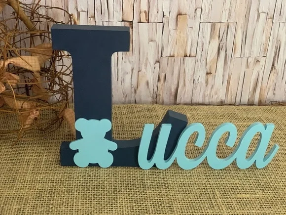 Letras 18mm - Decoração Bebê Urso