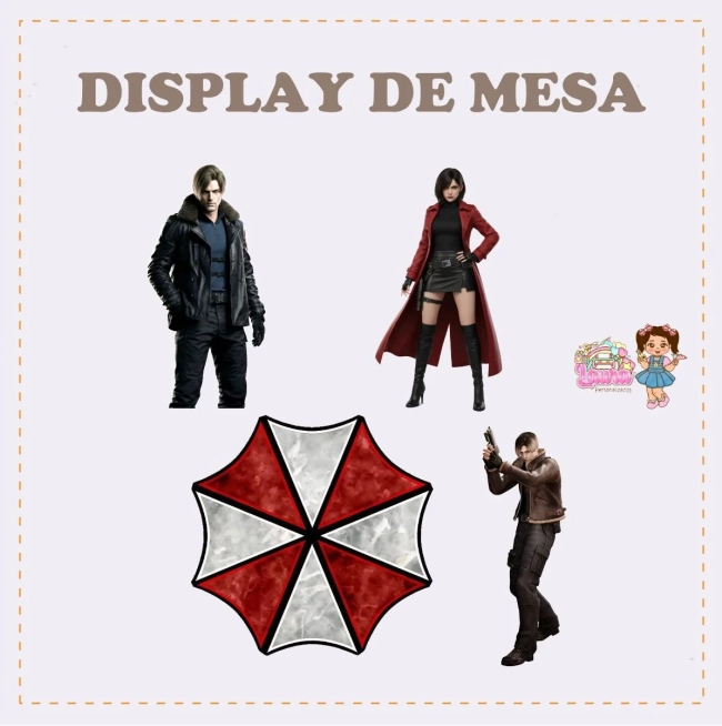 Kit Festa Só Um Bolinho RESIDENT EVIL - Decoração de Festa