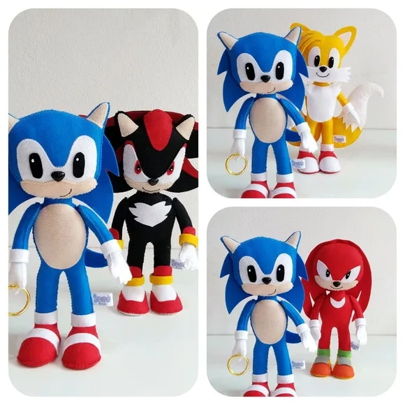 Combo Centro de Mesa Sonic 10 Peças