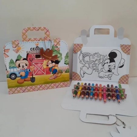 Kit Pintura na Maletinha - Fazendinha do Mickey
