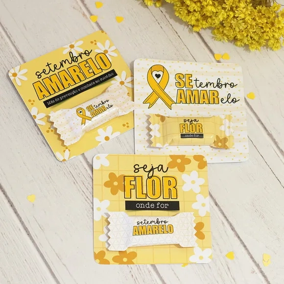 Card com Bala Setembro Amarelo
