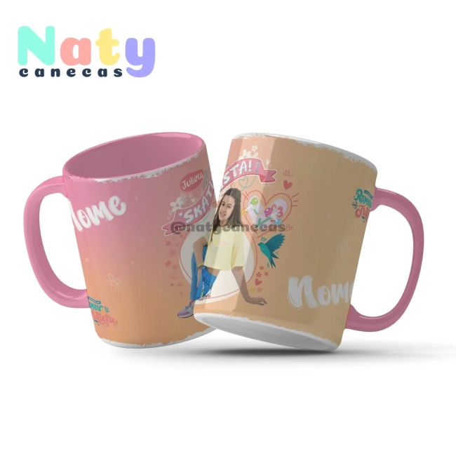 Caneca Personalizada A infância de Romeu e Julieta Personalizada com Nome