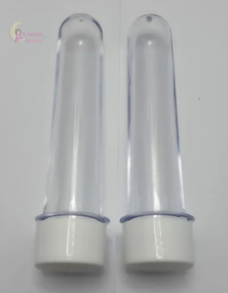 Tubete c/ Tampa Branca para Lembrancinha - Pct C/10 Unid